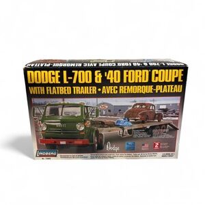 Dodge L-700 & '40 Ford Coupe Model Kit - Green Truck New Sealed